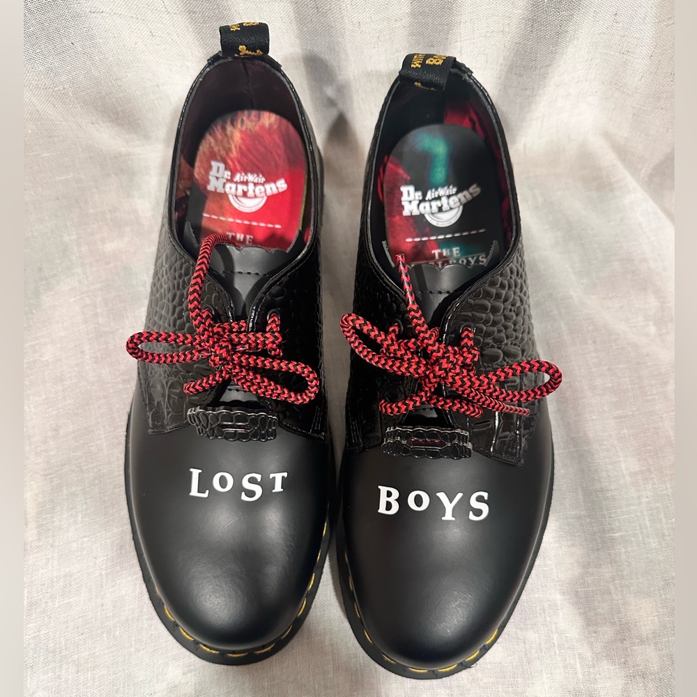 Lost Boys Dr. Martens. 1461 Lost Boys Leather Oxford Shoes. M Size 9/ W size 9